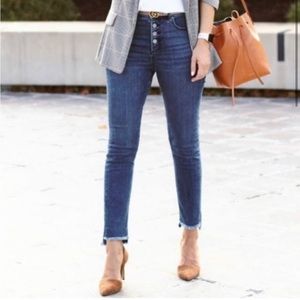 Loft high rise skinny jeans petite